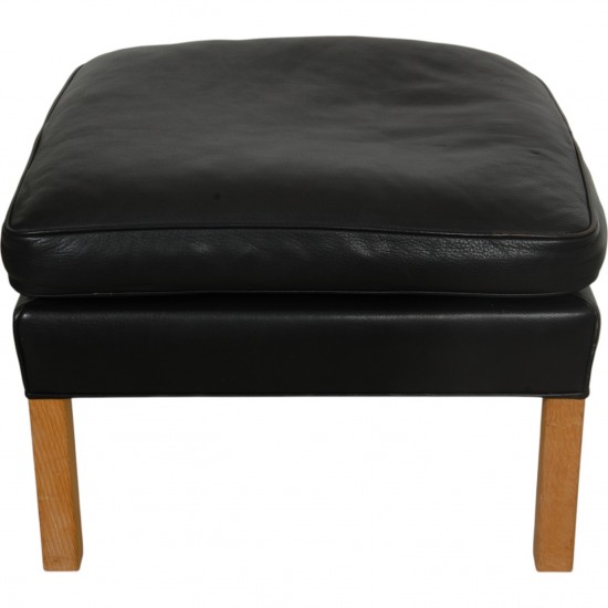 For Sale | Børge Mogensen 2202 ottoman in black leather